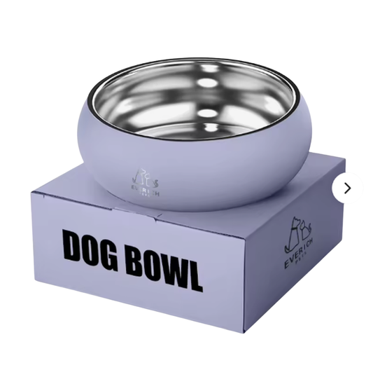 Wanderpaw insulated 30 oz stainless steel dog bowl with non-slip base